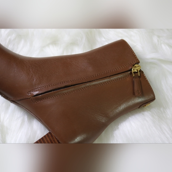 Lauren Ralph Lauren Willa (Deep Saddle Tan) Women's Shoes-Size 5 - Picture 12 of 14